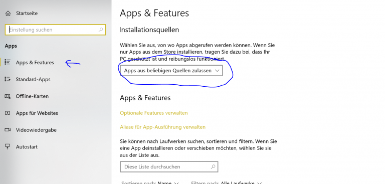 Windows 10 Apps Aus Beliebigen Quellen Zulassen Fehlt Hilfe zur Installation cardXissue – Gästekarten by cardXperts Rainer Kerner